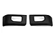 Front Bumper Side Section Cover with Fog Light Cutouts; Matte Black (15-17 F-150 XL, XLT, Lariat)