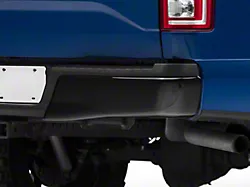 Rear Bumper Covers; Not Pre-Drilled for Backup Sensors; Gloss Black (15-20 F-150, Excluding Raptor)