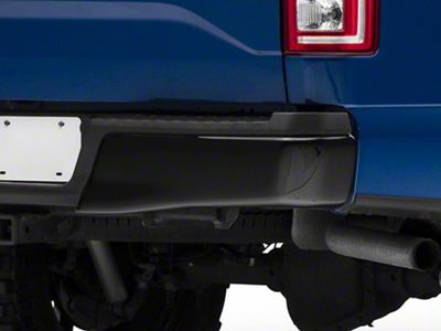 Rear Bumper Covers; Gloss Black (15-20 F-150, Excluding Raptor)