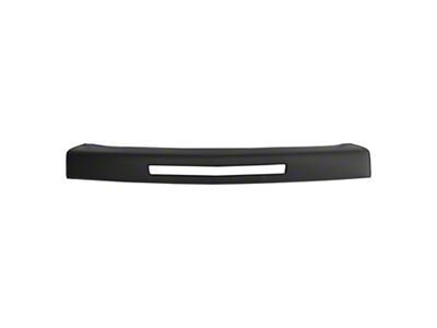 Front Bumper Center Section Cover with Bumper Air Intake Opening; Matte Black (07-13 Silverado 1500 w/ Steel Bumper)