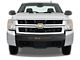 Front Bumper Center Section Cover with Bumper Air Intake Opening and Grille Insert; Matte Black (07-13 Silverado 1500)