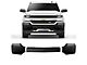 Front Bumper Cover without Fog Light Openings; Matte Black (16-18 Silverado 1500)