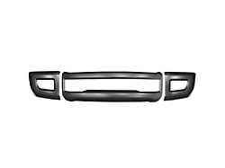 Front Bumper Cover with Fog Light Openings; Matte Black (17-19 F-250 Super Duty)