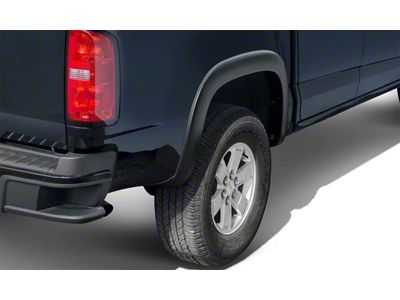 Bushwacker OE Style Fender Flares; Rear; Matte Black (15-22 Colorado, Excluding ZR2)