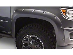 Bushwacker Pocket Style Fender Flares; Front; Matte Black (15-22 Colorado, Excluding ZR2)