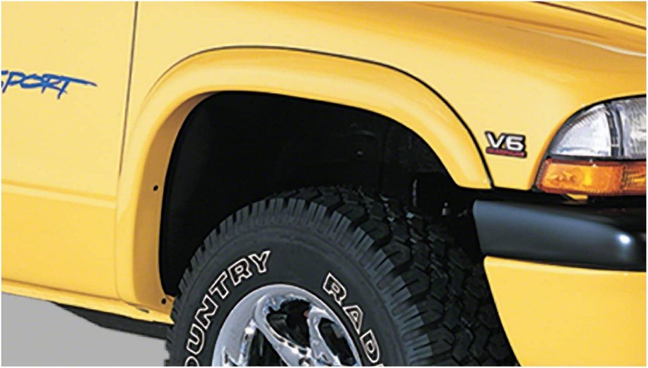 Bushwacker Dakota ExtendAFender Flares; Front and Rear; Matte Black
