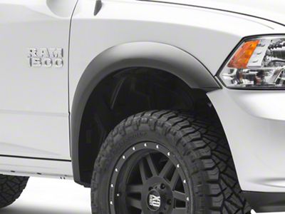 Bushwacker Extend-A-Fender Flares; Matte Black (09-18 RAM 1500, Excluding R/T)