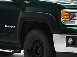 Bushwacker Extend-A-Fender Flares; Matte Black (14-18 Sierra 1500)