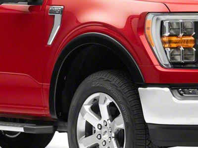 Bushwacker OE Style Fender Flares; Front; Matte Black (21-23 F-150, Excluding Raptor)