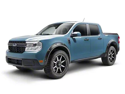 Bushwacker Pocket Style Fender Flares; Matte Black (22-26 Maverick)