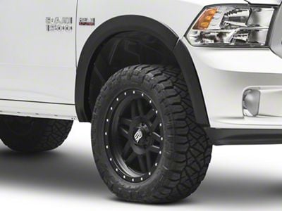 Bushwacker OE Style Fender Flares; Matte Black (09-18 RAM 1500, Excluding R/T)