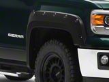 Bushwacker Pocket Style Fender Flares; Matte Black (14-18 Sierra 1500)