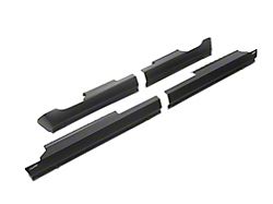 Bushwacker Trail Armor Rocker Panels; Matte Black (09-18 RAM 1500 Quad Cab)