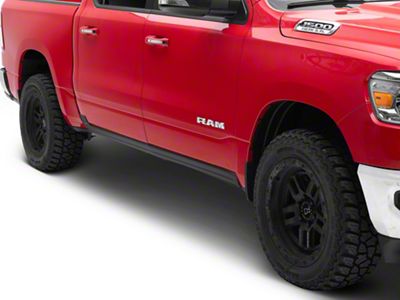 Bushwacker Trail Armor Rocker Panels; Matte Black (19-23 RAM 1500 Crew Cab)