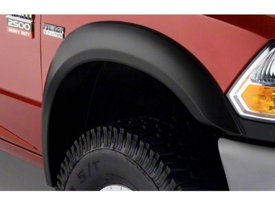 Bushwacker Extend-A-Fender Flares; Front; Matte Black (03-09 RAM 2500)