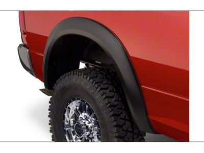 Bushwacker Extend-A-Fender Flares; Rear; Matte Black (03-09 RAM 2500)