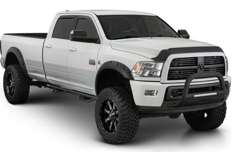 Bushwacker RAM 2500 Max Coverage Pocket Style Fender Flares; Front