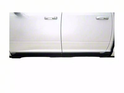 Bushwacker Trail Armor Rocker Panel and Sill Plate Covers; Black (10-18 RAM 2500 Mega Cab)
