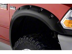 Bushwacker Pocket Style Fender Flares; Front; Matte Black (10-18 RAM 3500)