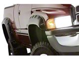 Bushwacker Pocket Style Fender Flares; Front and Rear; Matte Black (03-09 RAM 3500)