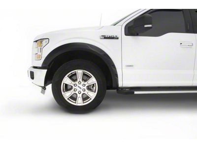 Bushwacker DRT Style Fender Flares; Front; Matte Black (19-23 Sierra 1500)