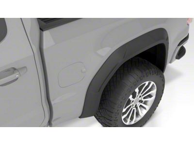 Bushwacker DRT Style Fender Flares; Rear; Matte Black (19-23 Sierra 1500)