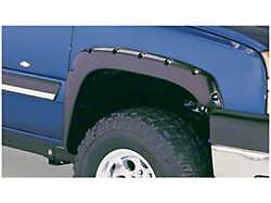 Bushwacker Pocket Style Fender Flares; Matte Black (99-02 Sierra 1500 Fleetside)