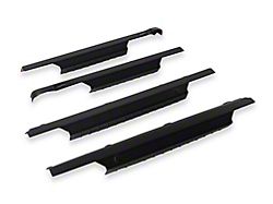 Bushwacker Trail Armor Rocker Panels; Matte Black (07-13 Sierra 1500 Crew Cab)