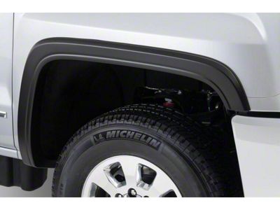 Bushwacker OE Style Fender Flares; Front; Matte Black (07-14 Sierra 2500 HD)