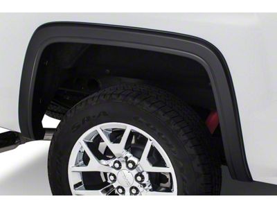Bushwacker OE Style Fender Flares; Rear; Matte Black (15-19 Sierra 2500 HD)