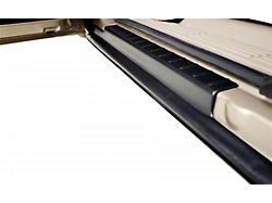 Bushwacker Trail Armor Rocker Panel and Sill Plate Covers; Black (15-19 Sierra 3500 HD Crew Cab)