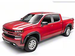 Husky Liners Extend-A-Fender Flares; Front and Rear; Matte Black (19-26 Silverado 1500, Excluding ZR2)