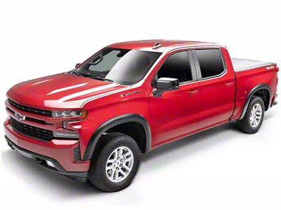 Bushwacker OE Style Fender Flares; Matte Black (19-24 Silverado 1500)