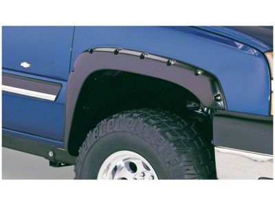 Bushwacker Pocket Style Fender Flares; Matte Black (03-06 Silverado 1500 Fleetside)