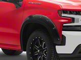 Bushwacker Pocket Style Fender Flares; Front and Rear; Matte Black (19-26 Silverado 1500)