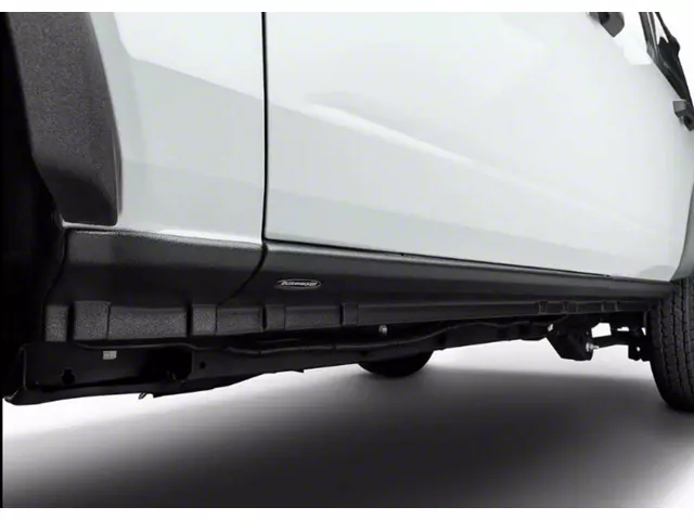 Bushwacker Rocker Panel Bushwacker Silverado 1500 Trail Armor Rocker Panels; Matte Black 14102 ...