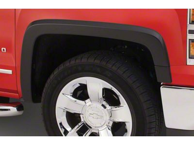 Bushwacker OE Style Fender Flares; Front; Matte Black (07-14 Silverado 2500 HD)