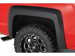 Bushwacker Extend-A-Fender Flares; Rear; Matte Black (07-14 Silverado 3500 HD SRW)