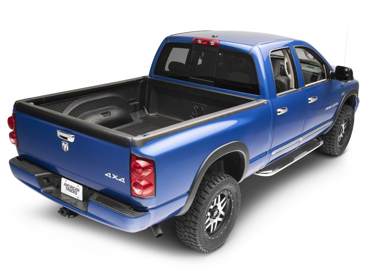 thumbnail image 2 of TopAlpha Rear Chrome Step Bumper Face Bar For 1994-2001 Dodge Ram 1500/2500/3500 Fleetside 2 of 5