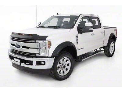 Bushwacker DRT Style Fender Flares; Front and Rear; Matte Black (17-22 F-250 Super Duty)