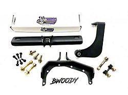 Bwoody Performance Front Differential Brace and Rear Adjustable 9.75-Inch Differential Brace; Black (15-24 F-150 w/ 9.75-Inch Rear Differential, Excluding Raptor)