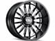 Cali Off-Road Summit Gloss Black Milled 5-Lug Wheel; 20x10; -25mm Offset (02-08 RAM 1500, Excluding Mega Cab)