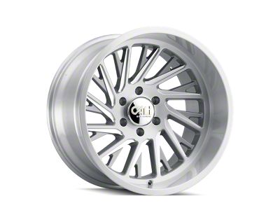 Cali Off-Road Purge Brushed and Clear Coated 8-Lug Wheel; 20x10; -25mm Offset (03-09 RAM 3500 SRW)