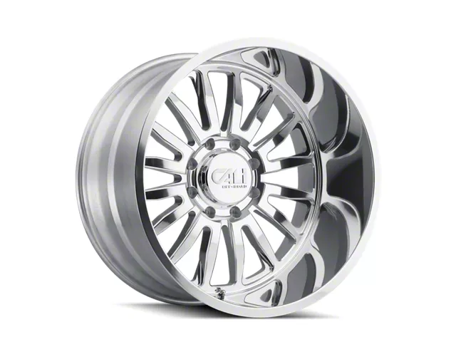 Cali Off-Road Summit Polished 8-Lug Wheel; 24x14; -76mm Offset (03-09 RAM 3500 SRW)