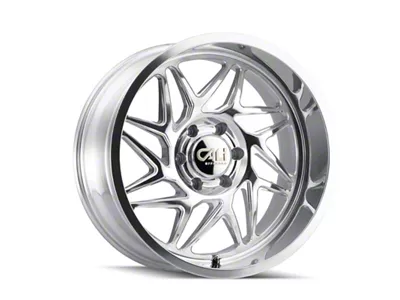 Cali Off-Road Gemini Polished 8-Lug Wheel; 22x12; -51mm Offset (08-10 F-250 Super Duty)