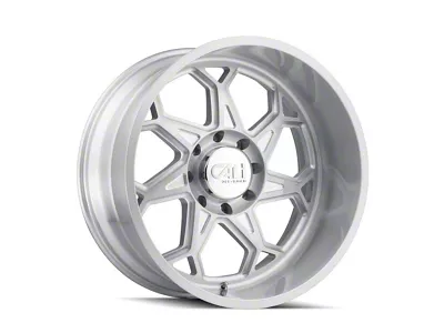 Cali Off-Road Sevenfold Brushed Milled 8-Lug Wheel; 20x10; -25mm Offset (08-10 F-250 Super Duty)