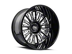 Cali Off-Road Vertex Black Milled 8-Lug Wheel; 22x12; -44mm Offset (08-10 F-250 Super Duty)