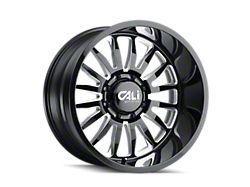 Cali Off-Road Summit Gloss Black Milled 8-Lug Wheel; 20x10; -25mm Offset (11-16 F-250 Super Duty)