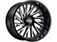 Cali Off-Road Purge Gloss Black Milled 6-Lug Wheel; 20x10; -25mm Offset (15-20 F-150)