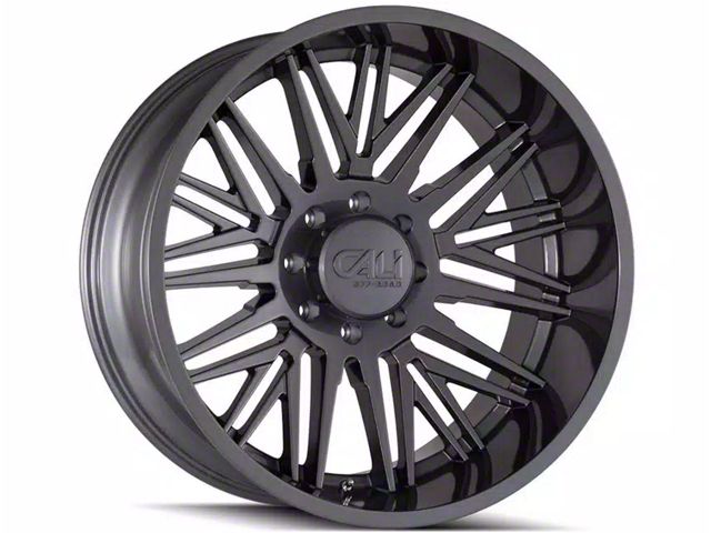 Cali Off-Road Rawkon Graphite 6-Lug Wheel; 22x12; -51mm Offset (15-20 Yukon)